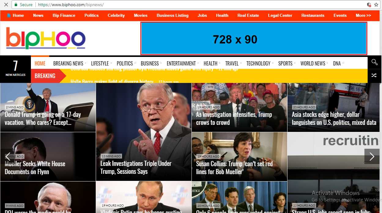 Bipnews Page Header Banner